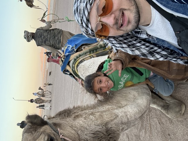 Among the camels in Egypt Among the camels in Egypt
